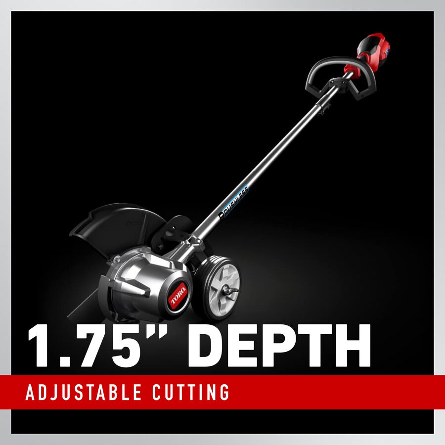 Toro 60V MAX* 8 in. (20.3 cm) Brushless Stick Edger with 2.0Ah Battery 51833