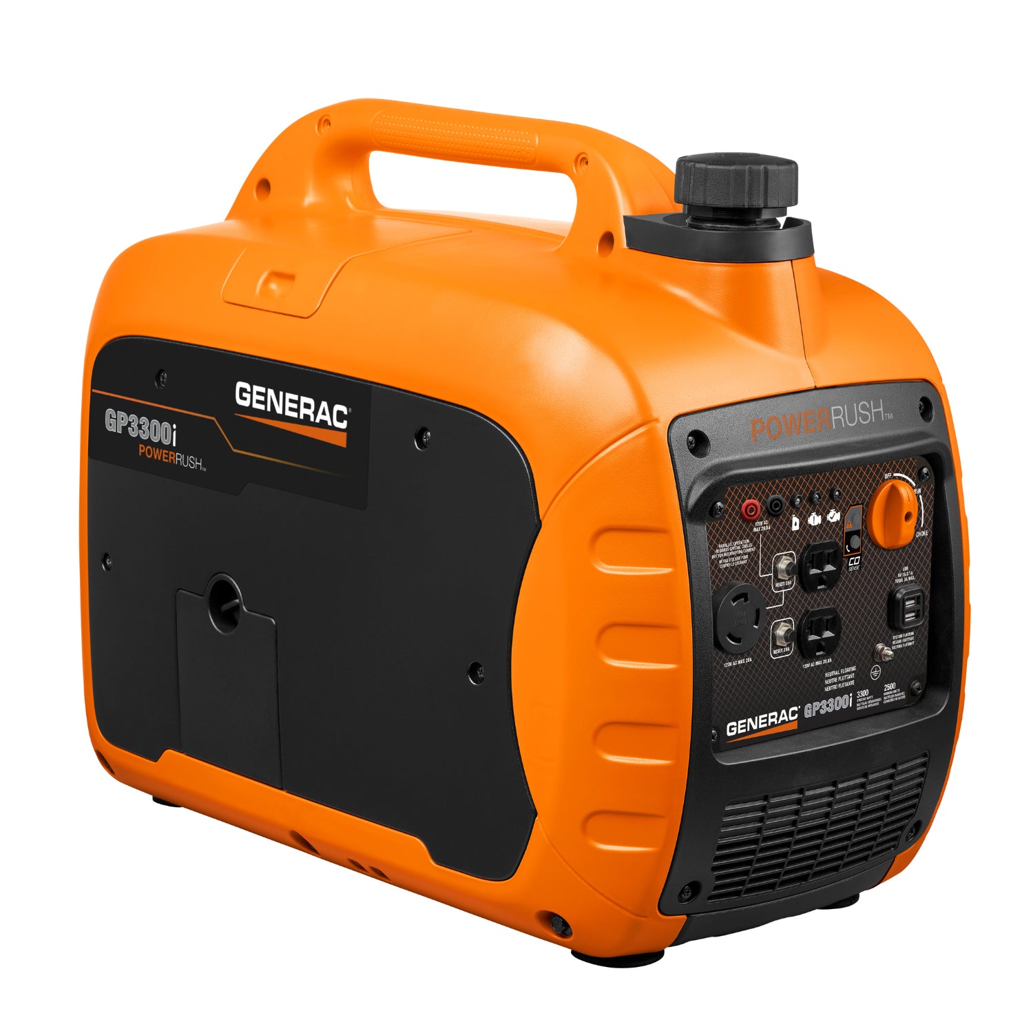 Generac Portable Inverter Generator, 3300i | With COsense | 49ST