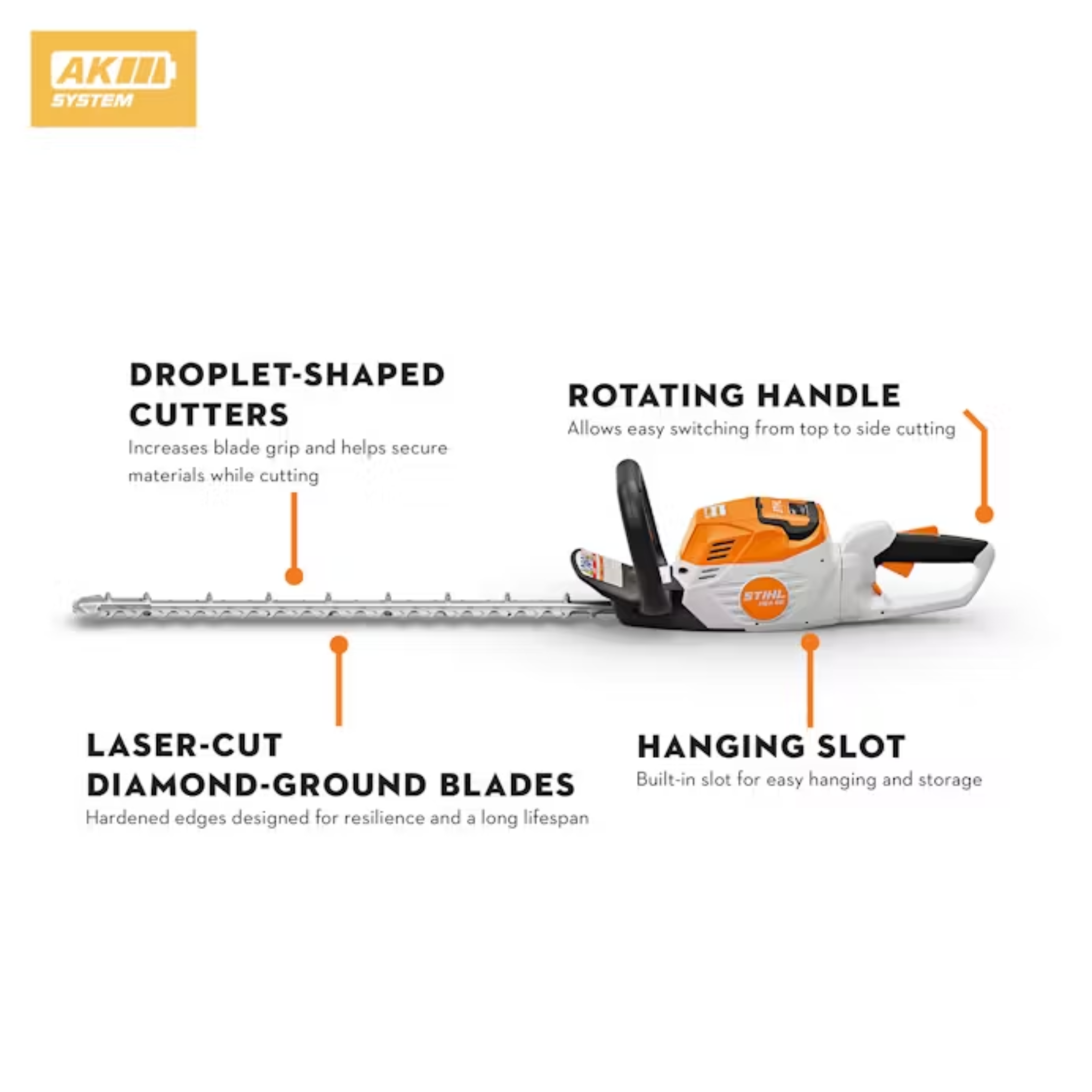 STIHL® HSA 60 Cordless Hedge Trimmer