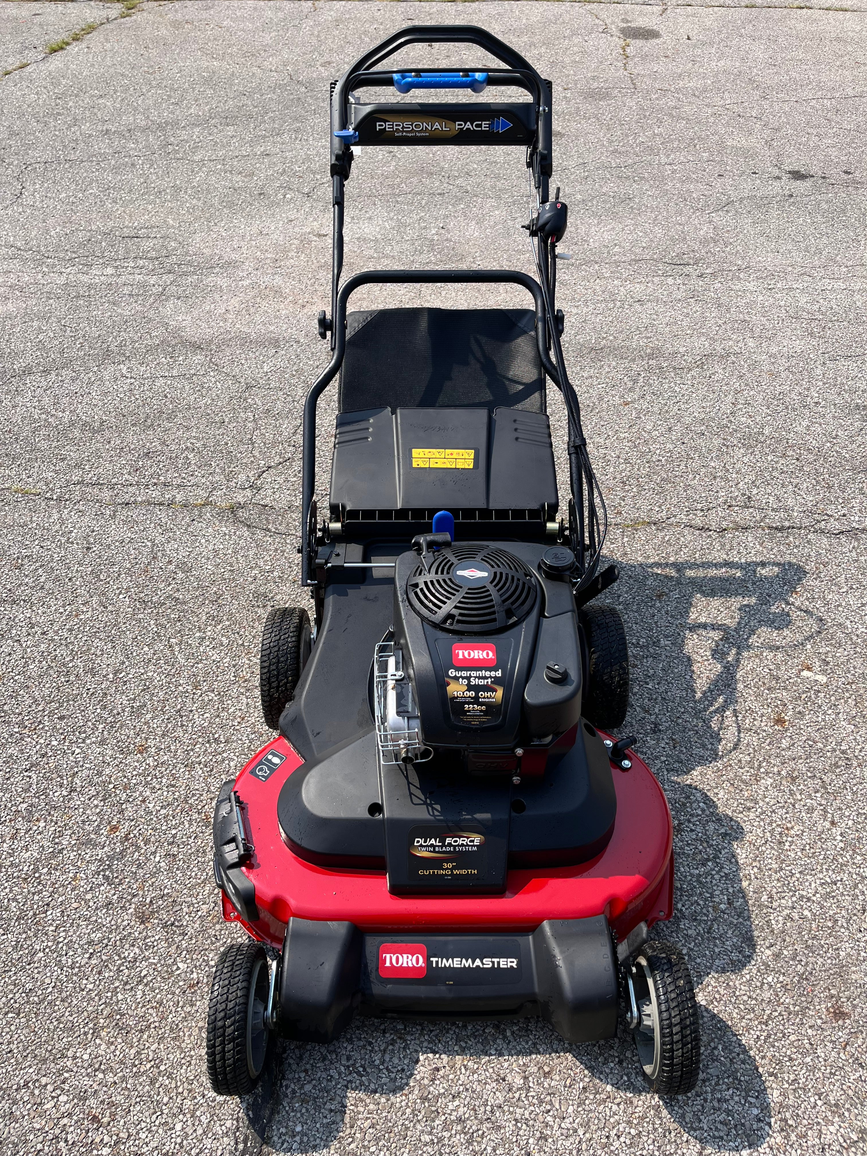 30 in. TimeMaster® Electric Start w/Personal Pace® Gas Lawn Mower
