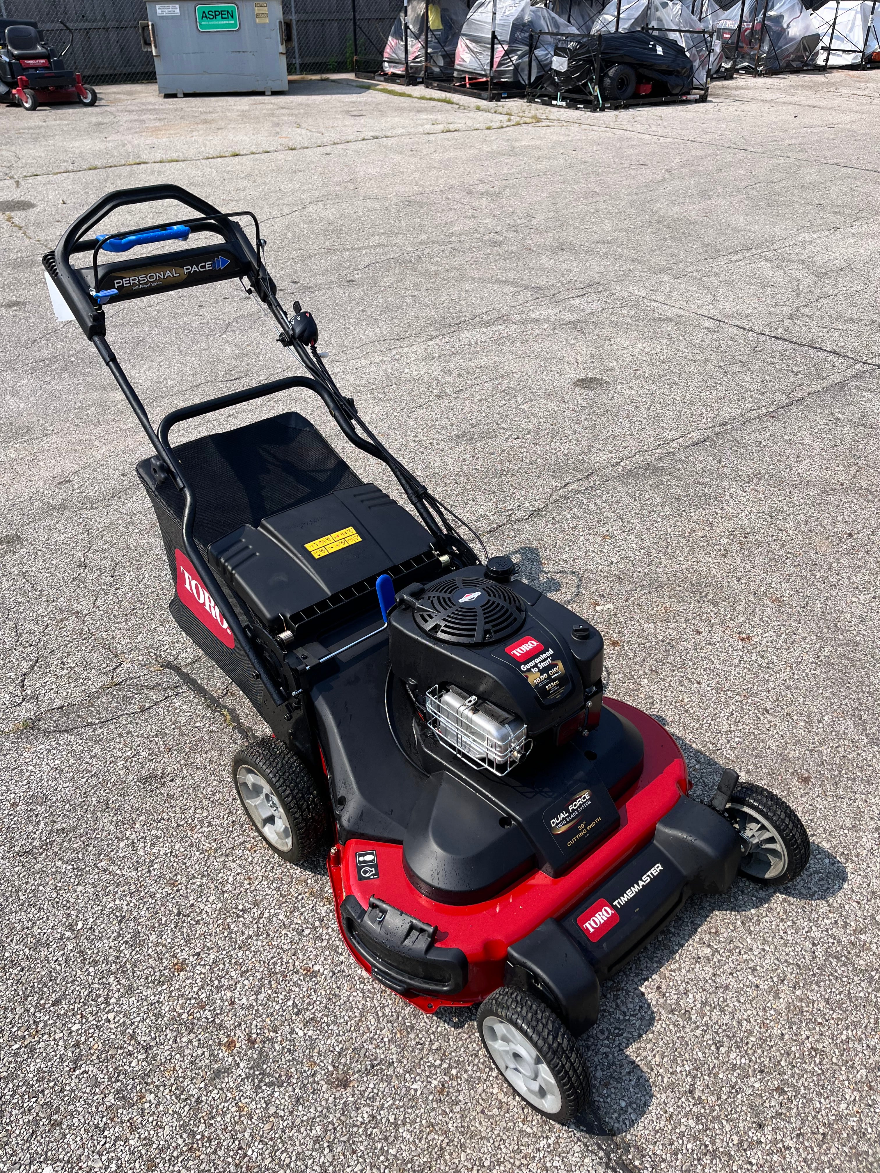 30 in. TimeMaster® Electric Start w/Personal Pace® Gas Lawn Mower