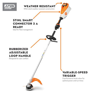 STIHL® FSA 135 R W/ 2 AP 300 S & 1 AL 301
