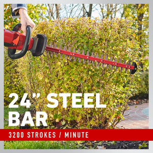 Toro 60V MAX* 24 in. (60.96 cm) Brushless Hedge Trimmer - 2.0Ah Battery Included (51841)