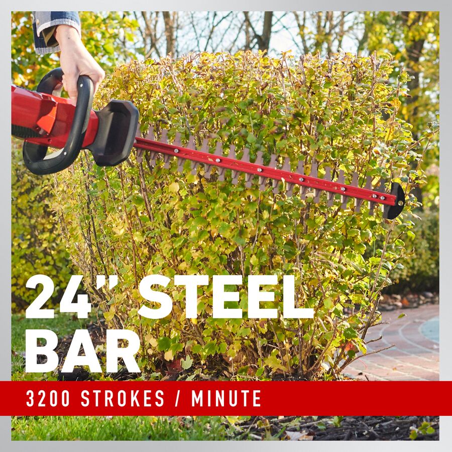 Toro 60V MAX* 24 in. (60.96 cm) Brushless Hedge Trimmer - 2.0Ah Battery Included (51841)