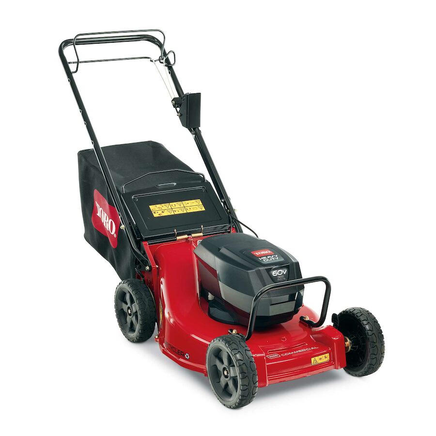 Toro 21 in. (53 cm) Heavy Duty Variable Speed Zone Start 60V MAX* Electric Battery 2-Bail with (2) 10.0Ah Batteries and Charger(22284)