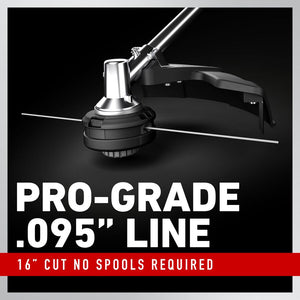 Toro 60V MAX* 14 in. (35.5 cm) / 16 in. (40.6 cm) Attachment Capable String Trimmer with 2.5Ah Battery (51836)