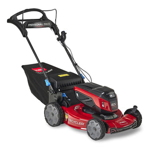 Toro 60V Max* 22 in. (56cm) Recycler® w/ Personal Pace® & SmartStow® Lawn Mower with 8.0Ah Battery