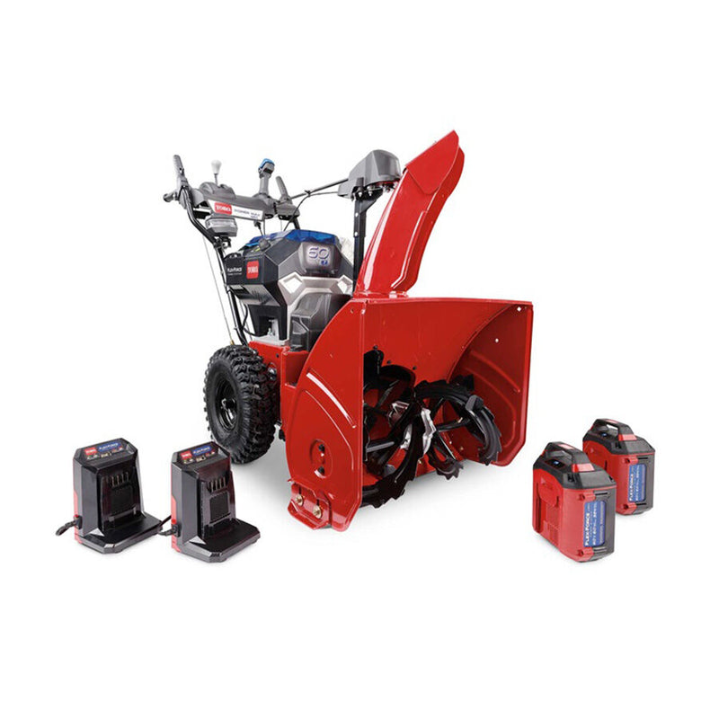Toro	24 in. (61 cm) Power Max® e24 60V* Two-Stage Snow Blower with (2) 6.0Ah Batteries and Charger