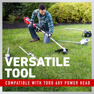 Toro 60V MAX* 10 in. (25.4 cm) Pole Saw Attachment - Tool Only(88714)