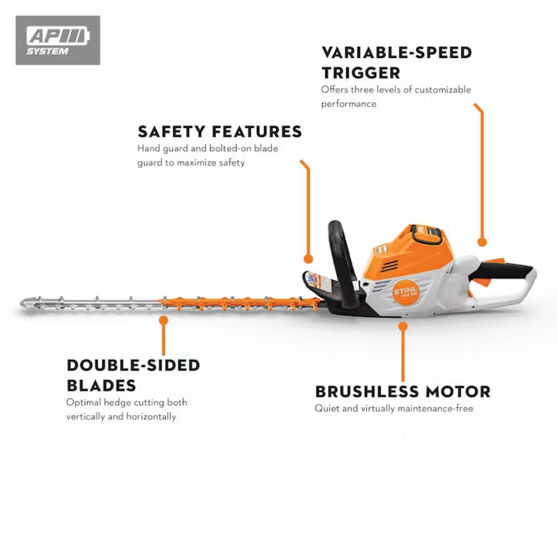 STIHL® HSA 100 Hedge Trimmers Unit Only