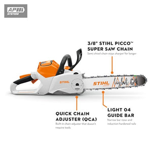 STIHL® MSA 220 C-B Battery Powered Chainsaw