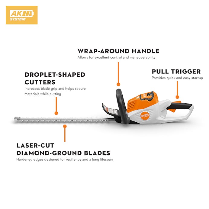 STIHL® HSA 50 Cordless Hedge Trimmer Set
