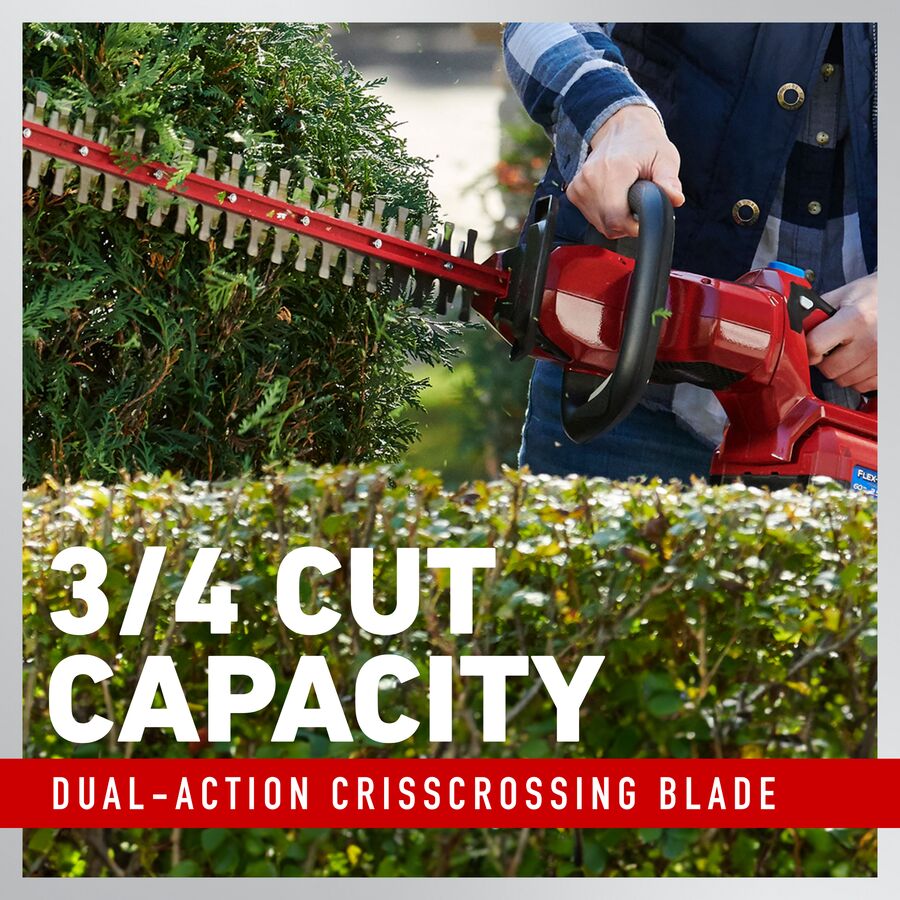 Toro 60V MAX* 24 in. (60.96 cm) Brushless Hedge Trimmer - 2.0Ah Battery Included (51841)