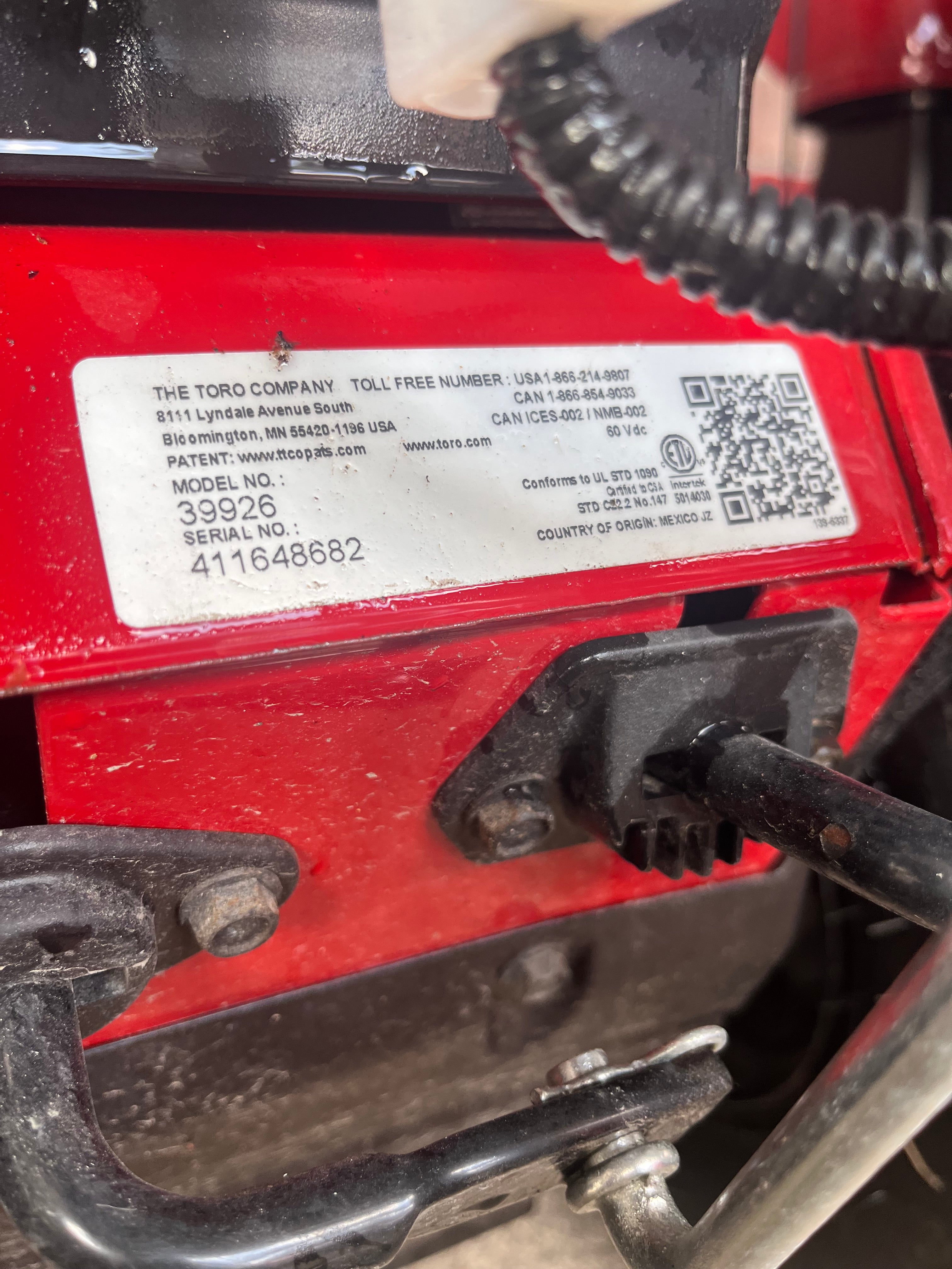 Toro 26” Powermax Snow Blower