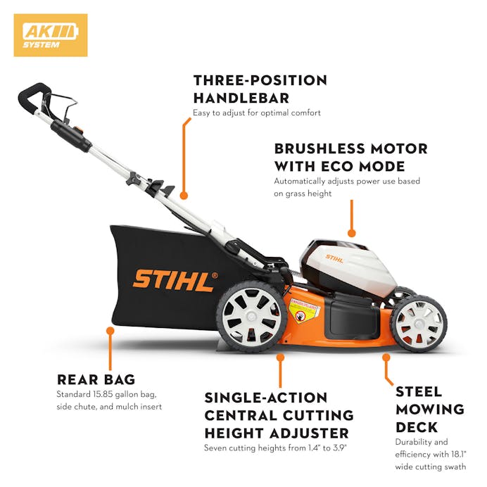 STIHL® RMA 460 Cordless Lawn Mowers