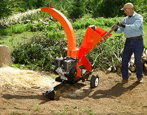 DR Power 16.5 Self-Feeding Electric Start Wood Chipper