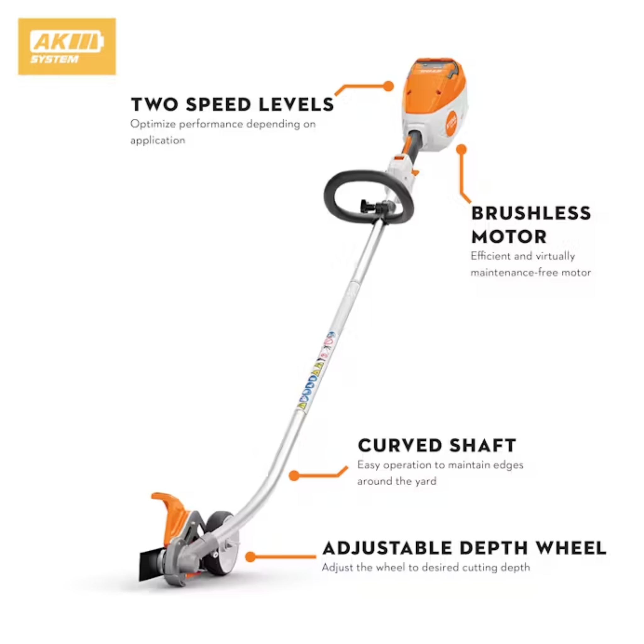 Stihl EDGER FCA 80 W/AK 30 CURVED BATTERY & CHARGER FCA80/K