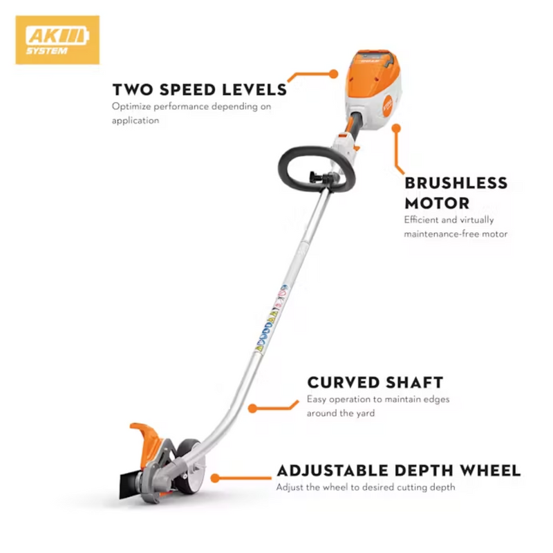 Stihl EDGER FCA 80 W/AK 30 CURVED BATTERY & CHARGER FCA80/K