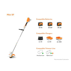 STIHL® FSA 57 W/AK 10 Battery & Charger