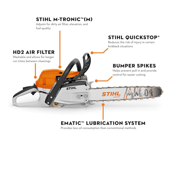 STIHL® MS 261 C-M Gas Chainsaw 20