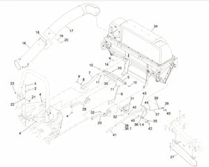 Toro 78474 4000 HDX Pro XL DFS Rear Bagger- 72