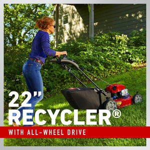 Toro 22 in. (56cm) Recycler® All Wheel Drive w/Personal Pace® Gas Lawn Mower