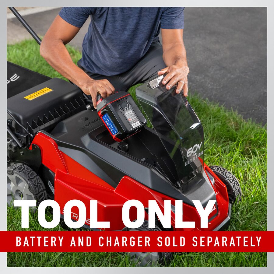 Toro 60V MAX* 21 in. (53cm) Stripe® Dual-Blade Self-Propel Lawn Mower - Battery Not Included(21623T)