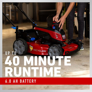 Toro 60V Max* 22 in. (56 cm) Recycler® w/Personal Pace® Lawn Mower - 7.5Ah Battery Included(21468)
