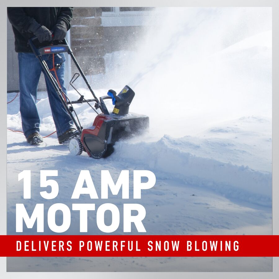 Toro	18 in. (46 cm) Power Curve® 15 Amp Electric Snow Blower (38381)