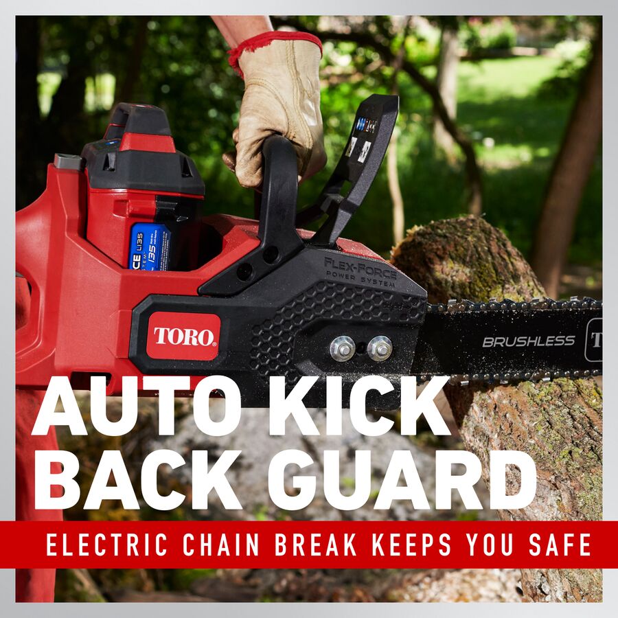 Toro	51850 60V MAX* 16 in. (40.6 cm) Brushless Chainsaw with 2.5Ah battery