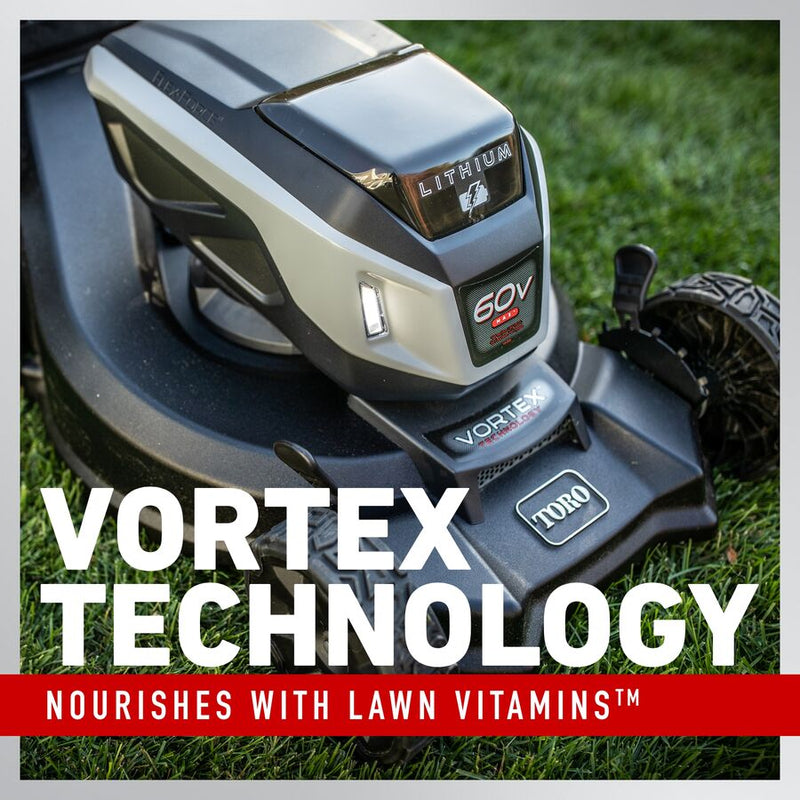 Toro	60V Max* 21 in. (53 cm) Super Recycler® w/Personal Pace® & SmartStow® Lawn Mower with 7.5Ah Battery